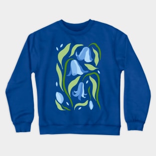 Bluebell Flowers Crewneck Sweatshirt